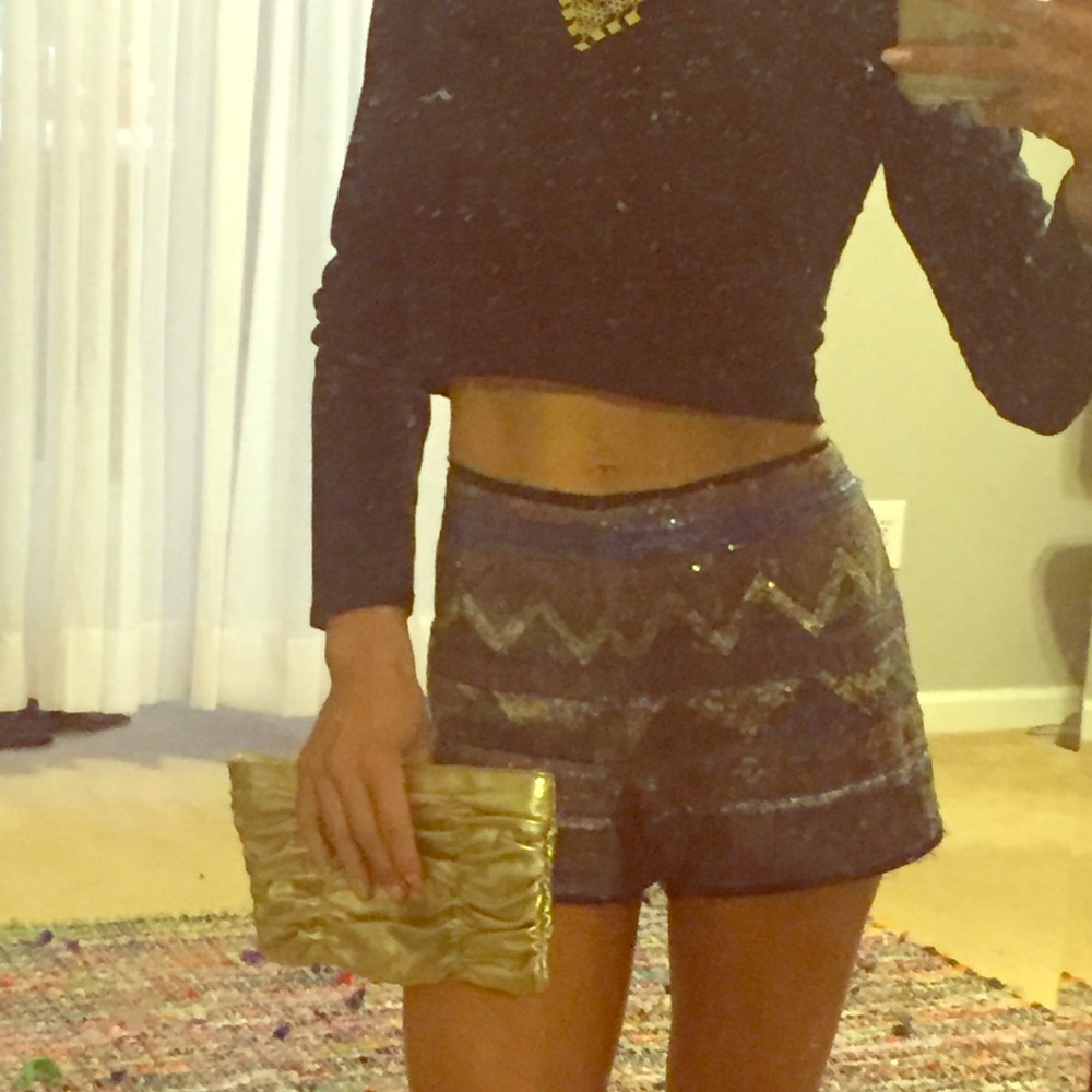 Sequin Shorts